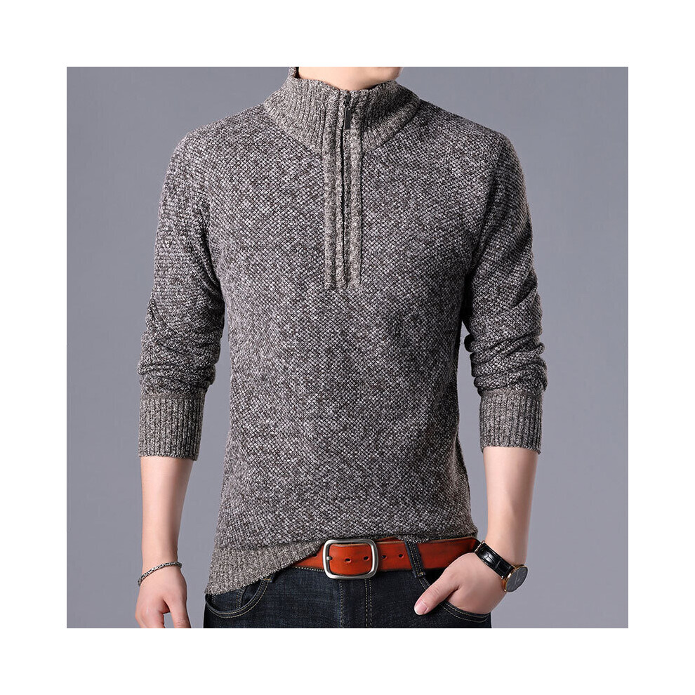 Autumn Winter Warm Cardigan Men Fleece Sweaters Jackets Mens Slim Fit Knitted Sweatercoat Thick Cardigan Sweater Coat Men-image-OPC-PBR5VNG-NEW