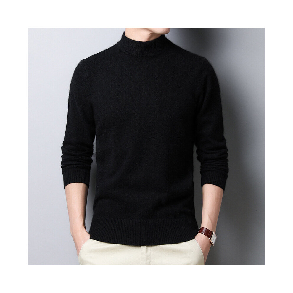 Men's Winter Turtleneck Sweaters Sexy Knitted Pullovers Male Autumn Solid Casual Sweatercoat Knitwear Plus Size 4XL-image-OPC-PBR5WVG-NEW