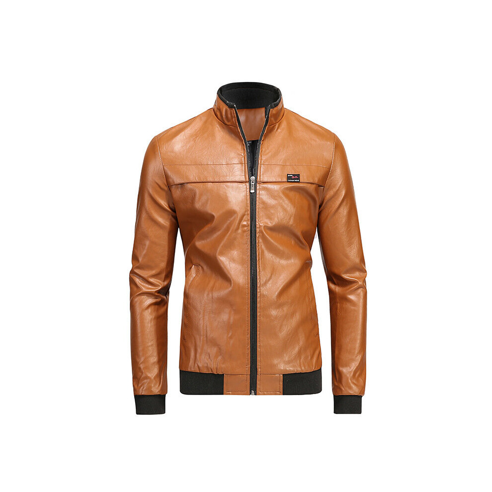 Men Autumn Motorcycle Pu Leather Warm Jackets Coat Men Spring Masculinas Windproof Jacket Overcoat Multicoloured 885658544980
