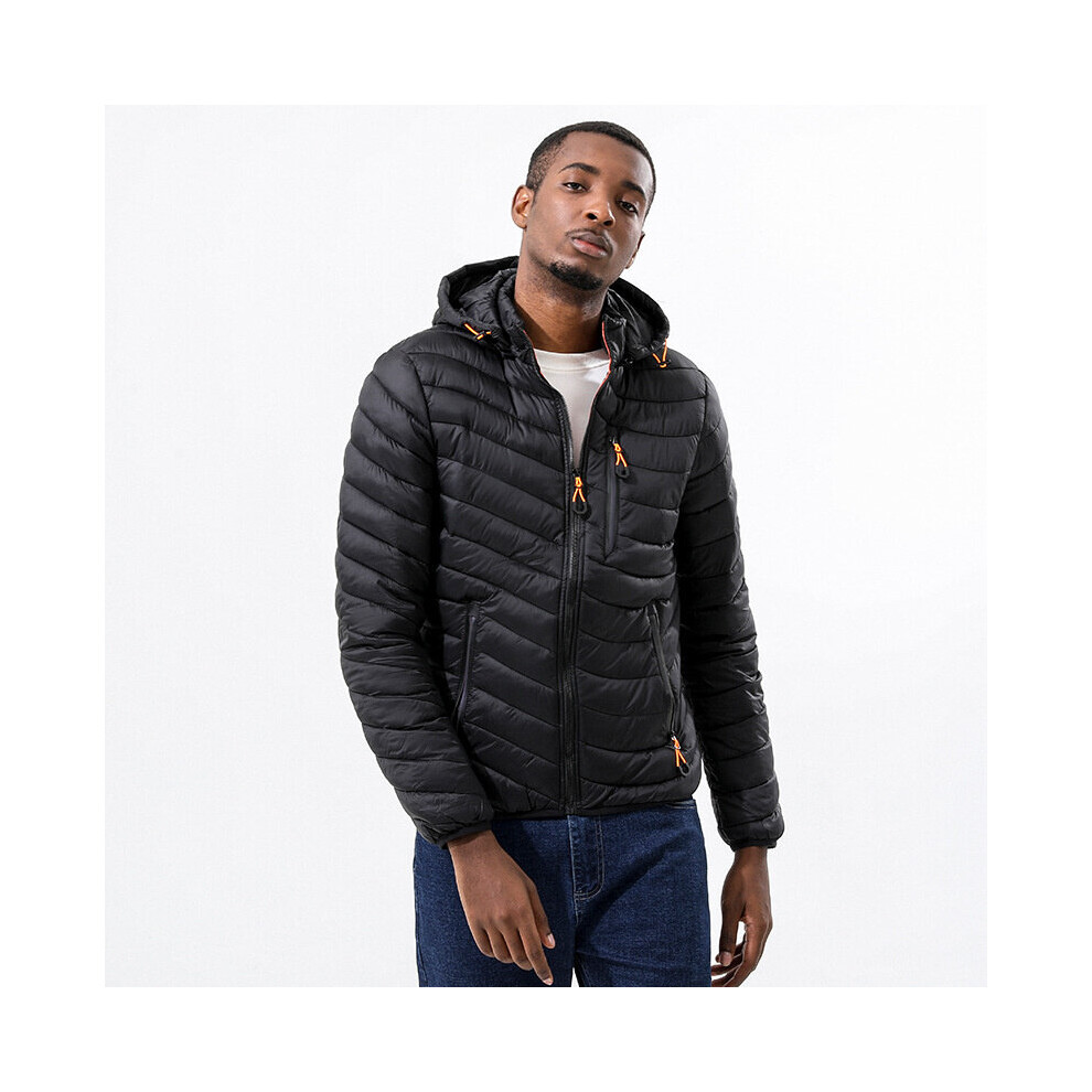 Men Down Clothes Autumn Winter Zip Pocket Warm Waterproof Jacket Thick Hooded Parkas Male Casual Slim Outwear-image-OPC-PBR658T-NEW