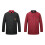 Chef Uniform Practical Bakery Solid Pocket Buttons Chef Top for Work Chef Shirt Chef Uniform 2