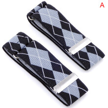 1Pair Mens Shirt Adjustable Armband Sleeve Garter Bartender Cuff Holder Wedding Elastic Metal Arm Band Hold Up
