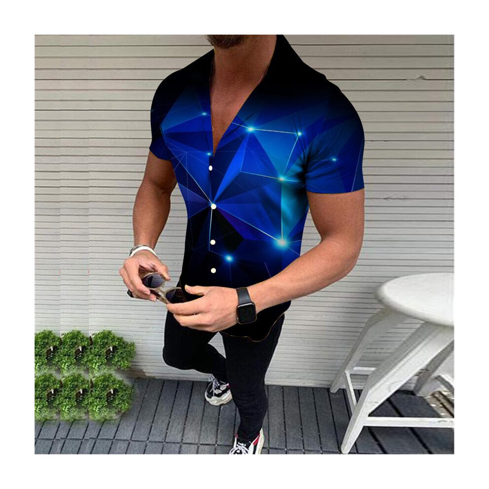 Printed Shirts Male Short Sleeve Tops Hawaiian Mens Social Turn-down Collar Classic Top-image-OPC-PBR67QG-NEW