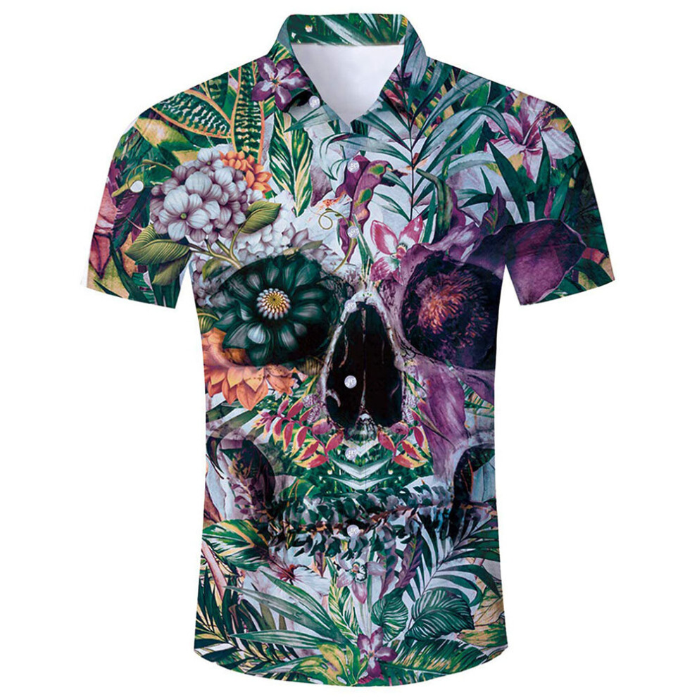Summer Men's Hawaiian Shirts 3D Coconut Tree Floral Print Harajuku Shirts Travel Beach Party Clothes Plus Size Clothing 5XL-image-OPC-PBR67RR-NEW