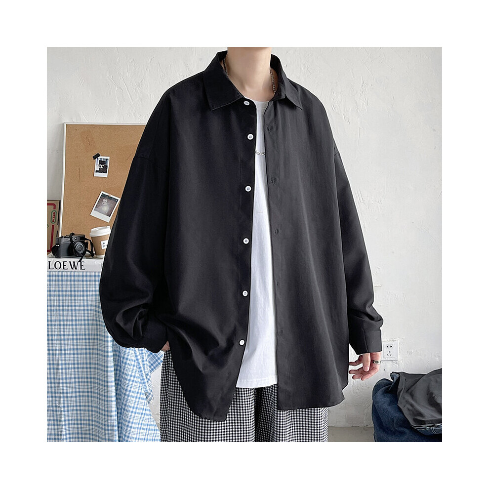 LAPPSTER-Youth Long Sleeve Shirts Mens Harajuku Oversized Shirt Button Up Shirts Blouses 5XL-image-OPC-PBR68SY-NEW