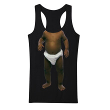 Man Women Couple Baby Diaper Printed Sleeveless garment Loose Vest Tank
