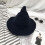 Halloween Witch Hat Tip Pointed Wool Bowler Hat Autumn and Winter Hat 4