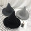 Halloween Witch Hat Tip Pointed Wool Bowler Hat Autumn and Winter Hat 5