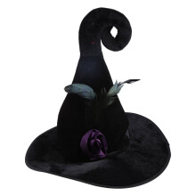 Retro for Creative Pointed Hat Halloween Hat Horned Witch Hat Cosplay Props Hat All-match for Family Gatherings