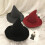 Halloween Witch Hat Tip Pointed Wool Bowler Hat Autumn and Winter Hat 6