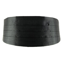 Men Classic Satin Cummerbund Elastic Bellyband Basic Tuxedo Cummerbunds for Formal Wedding Prom Dinner Party Waist Band