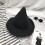 Halloween Witch Hat Tip Pointed Wool Bowler Hat Autumn and Winter Hat 2