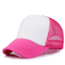 Kids Boys Girls Baseball Cap Trucker Hat Blank Curved Hat Children Mesh Cap Adjustable