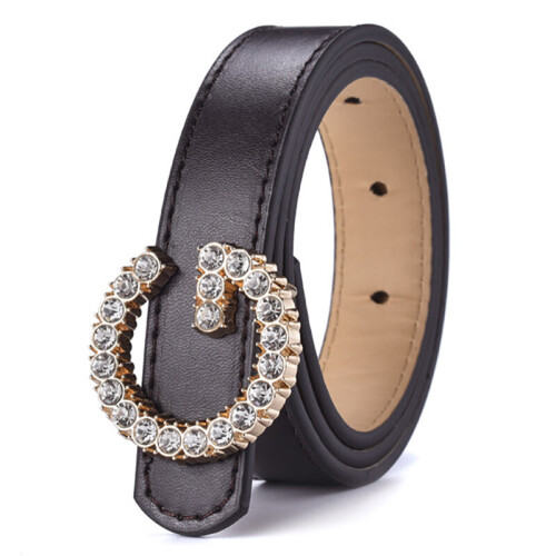 Kids Belt Diamond Buckle for Women Children Boys Girls Pu Leather Belts Jeans Candy Waist Belt on OnBuy