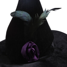 Delicate Horned Witch Hat Pointed Hat Halloween Hat Cosplay Props Surprise Gift for Children Adult Street Drop
