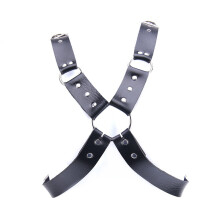 Leather Bondage Male Costume Men Body Chest Harness Strap Belts