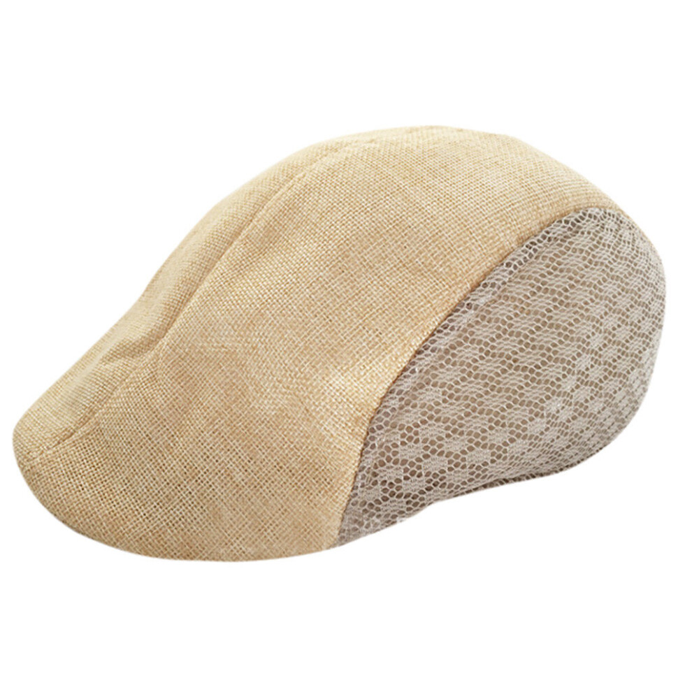 Linen Berets Summer Sun Visor Uv Protection Hats For Women Breathable Mesh Casual Newsboy Caps Retro Wild Sun Hats For Womens-image-OPC-PBR6JZR-NEW