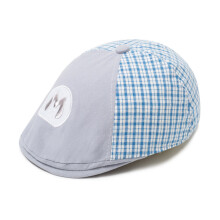 Kids Beret Caps Spring Summer Toddler Boy Baby Baseball Cap Cotton Plaid Children Gentleman Hats Outdoor Unisex Girl Sun Hat