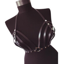 women sexy Harajuku Garters Faux Leather Body Bondage Cage Sculpting Harness Waist Belt Bra Straps Suspenders Belt for women
