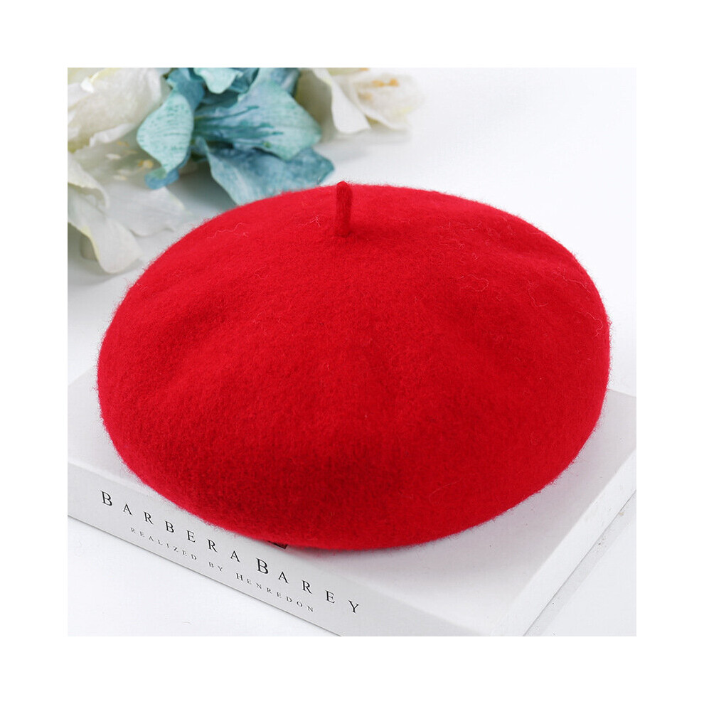 Wool Thick Berets Women Artist French Beret Lady Autumn Winter Decorative Adjustable Women Painter Hat Girls Warm Walking Cap-image-OPC-PBR6NBK-NEW