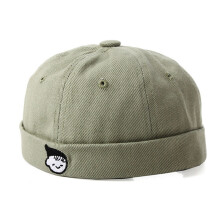 Boy Landlords Cap Brimless Hat Breathable Girl Beanie Hats Cotton Spring Chinese Character WU Landlord Cap