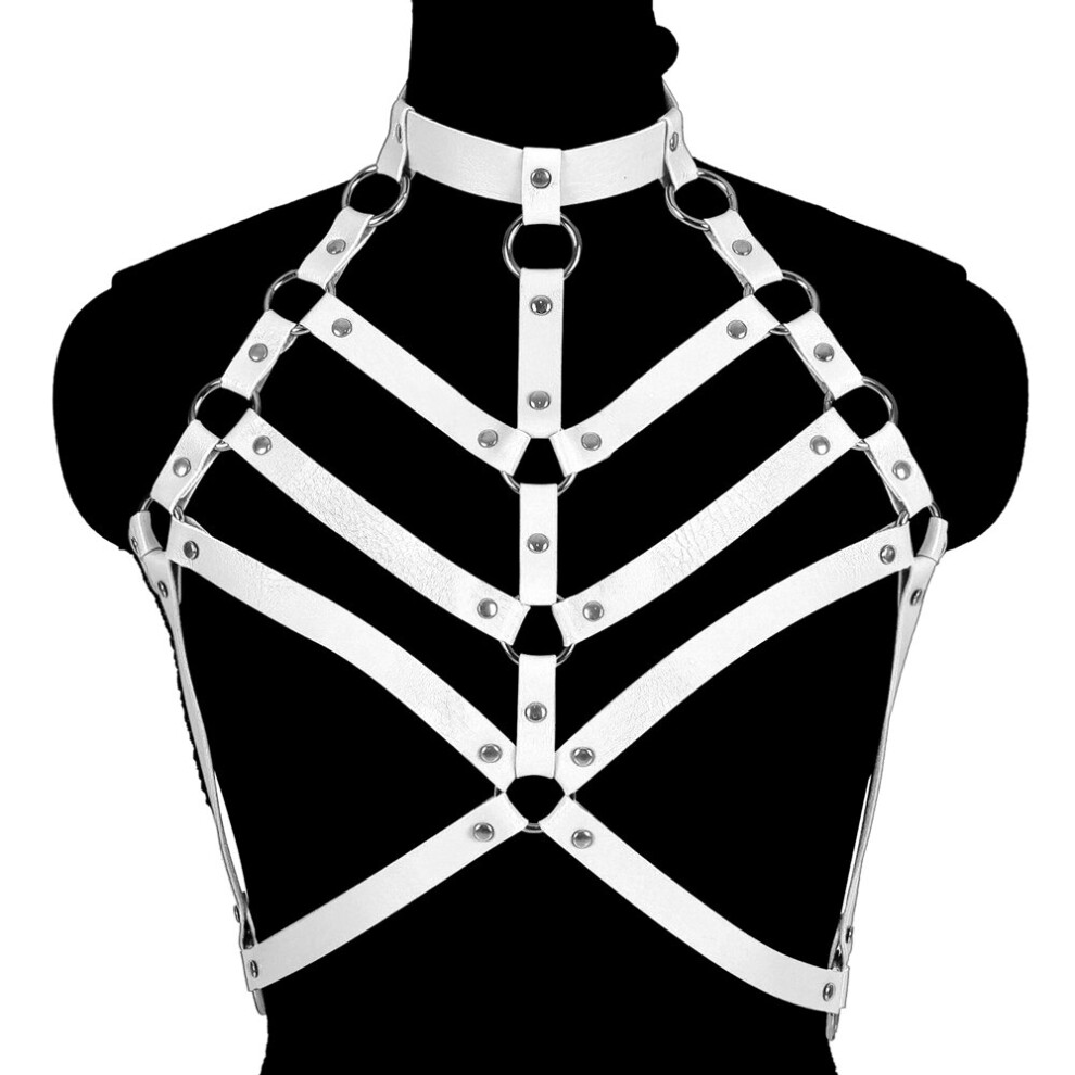 Multicoloured Harness Stockings Belts Body Buttocks Bondage Belts Suspenders Punk Sexy Lingerie Leather Harness For Women Garter Belt