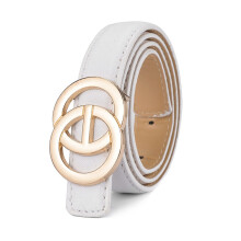 children's belt Newly smooth metal buckle Boys Girls Big and Middle School Students jeans Waistband