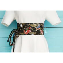 Japanese Style And Wind Kimono Harajuku Bathrobe Literature And Art Fan Children Retro National Wind Girdle Belt