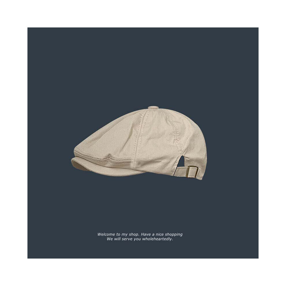 Spring Summer Woman Girl Man Solid Octagonal Newsboy Cap Leisure Outdoors Thin Ventilation Beret Forward Hat-image-OPC-PBR6RQD-NEW
