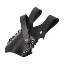Medieval Literary Knight PU Leather Sword Cover Clothing Accessories Warrior Waist Dagger Sheath Scabbard Role-playing Props