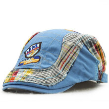 [JAMONT] Spring Autumn Boys Cap Kids Berets Hat Boy Visors Gentlemen Style Patchwork Sun Hat Adjustable Casquette