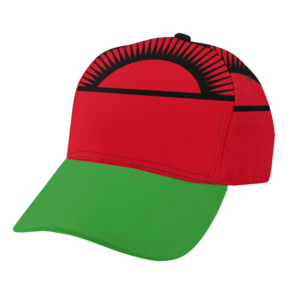 Summer Unisex Outdoor Sport Sunscreen Baseball Hat Running Visor Cap Malawi Flag-image-OPC-PBR6V29-NEW