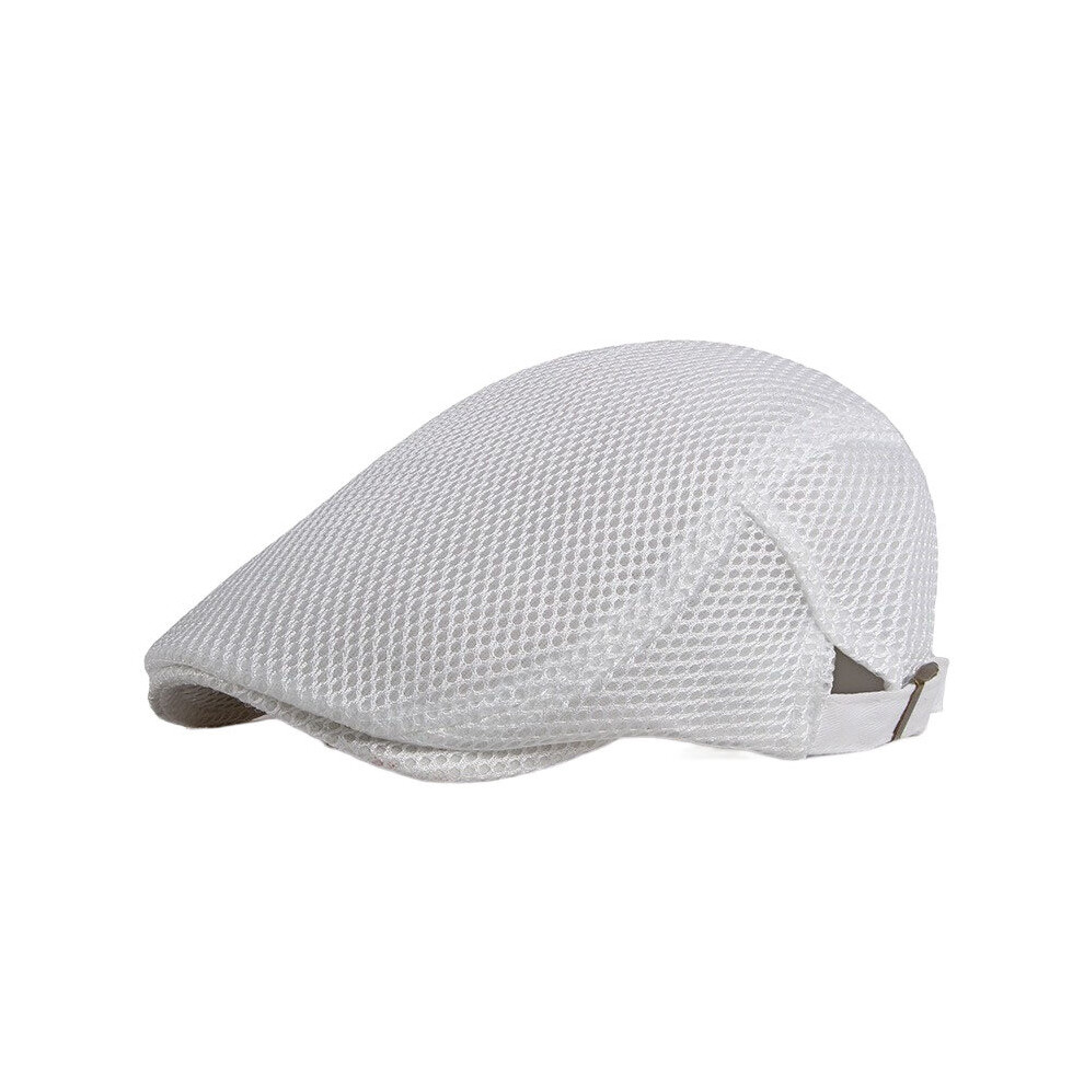 3/2/1pcs Brown Beret Female Summer Thin Hollow Mesh Breathable Peaked Cap Men's Retro Sun Protection Hat-image-OPC-PBR6V9S-NEW