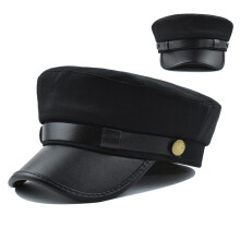 Vintage Military Beret Hats for Women Men Navy Cap Stylish Autumn Winter British Style Outdoor Travel Flat Peaked Caps 374