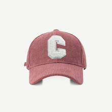 Baseball Cap Women's Autumn And Winter Corduroy Sports C Letter Outdoor Same Style Men's Hard Top Adjustable Hat