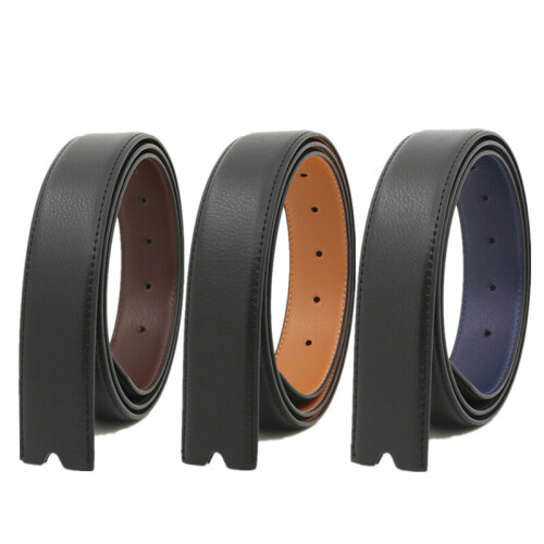 Double Sided Perforated Leather Belt Body 5 Leather Belts for 1