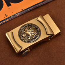Classical and Belt Buckle Men Automatic Buckle Leather Waistband Buckles Business Men