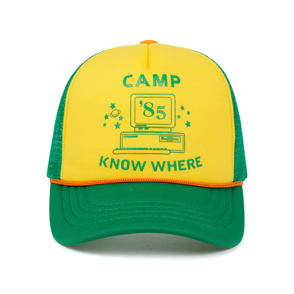 Stranger Think Camp Hat Cosplay Hat Dustin Baseball Retro Mesh Thinking Hats Adult Unisex Prop Accessories Hip Hop Caps Multicoloured