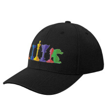 Chess Baseball Cap Polyester Vintage Baseball Hat Boys Gym Print Cap