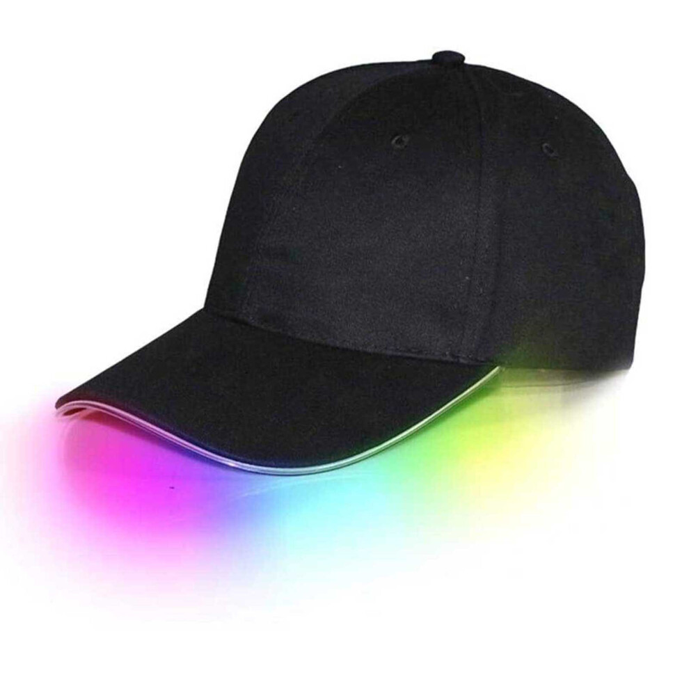 Led Lighted Up Hat Colorful Glow Club Party Baseball Hip-hop Adjustable Sports Hats Cap Casquette Homme Cap ?????????-image-OPC-PBR72R5-NEW