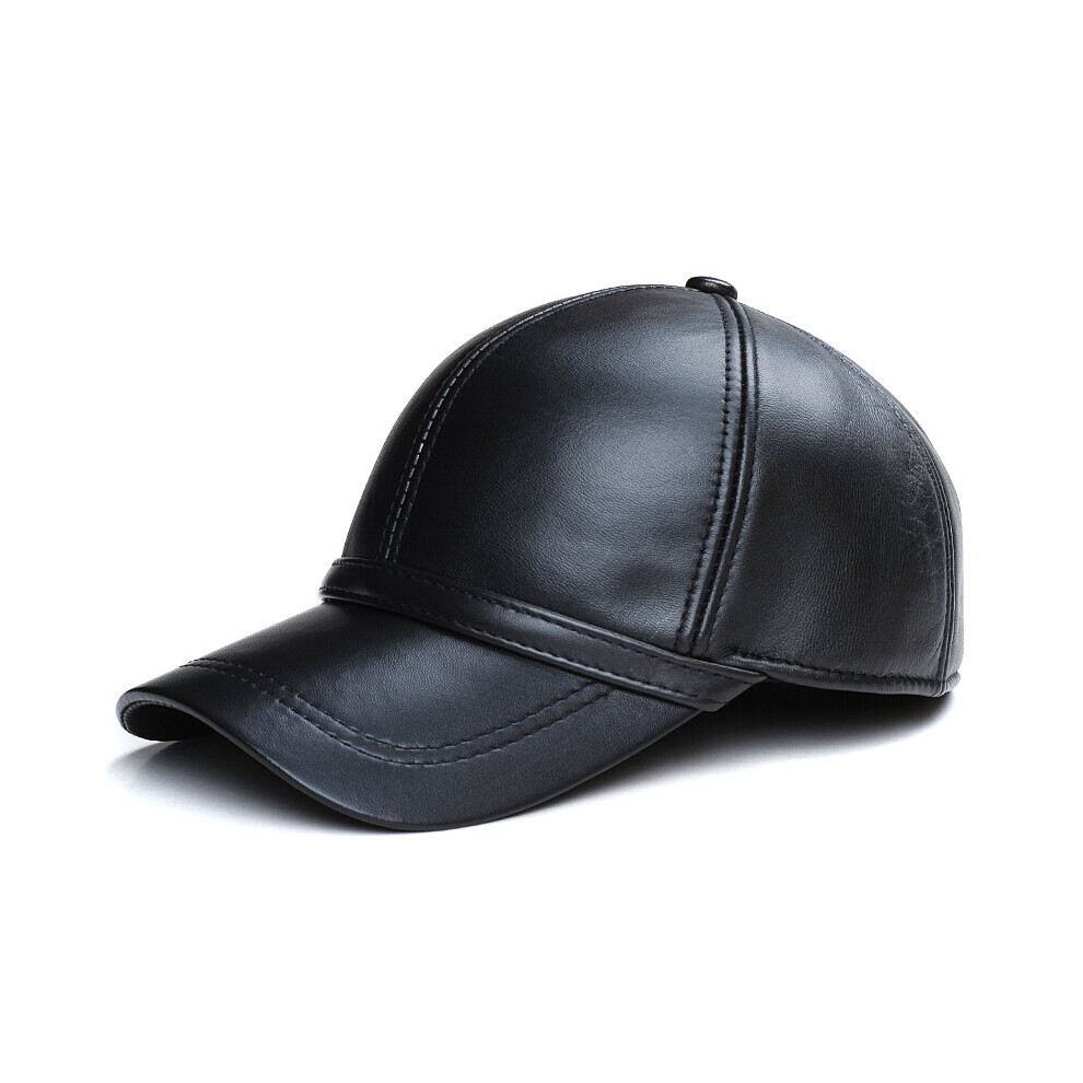 Men's Baseball Caps Sheepskin Sheepskin Outdoor Leisure Warm Ear Protection Hat Adjustable Cap-image-OPC-PBR76R8-NEW