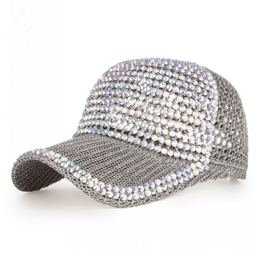 Spring Summer Full Diamond Ladies Baseball Cap Sun Hat 1