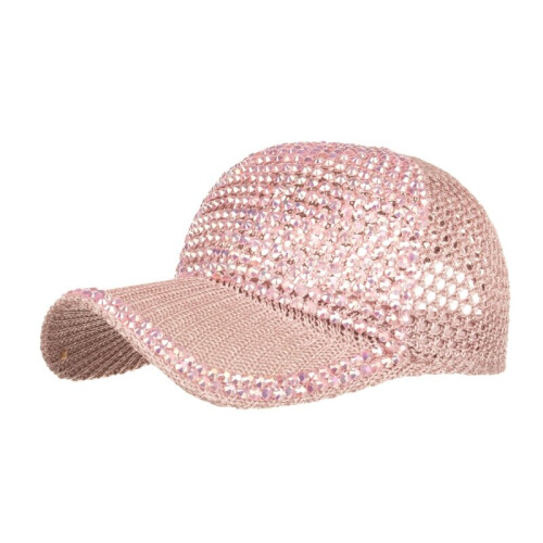 Spring Summer Full Diamond Ladies Baseball Cap Sun Hat 2