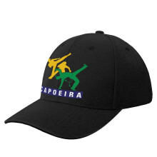 Capoeira Baseball Cap Kids Polyester Blank Baseball Hat Stylish Hippie Cap