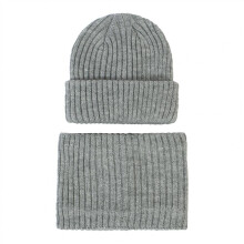 Stripe 1 Set Washable Anti-shrink Children Hat Unisex Wool Cap Stretch for Cold Weather
