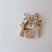 Movable Ears Children Headgear Fall and Winter Boys and Girls Deer cartoon shaped hat and scarf