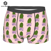Cactus Underwear Boys Printed Funny Trunk Pouch Polyester Boxer Brief