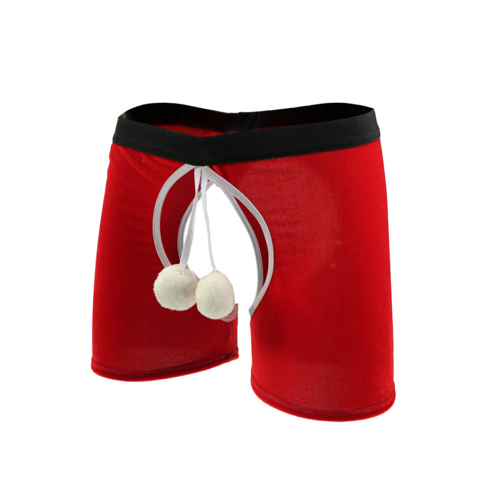 sexy christmas lingerie for men Sexy Men's Christmas Santa Jockstrap G-string Thong Briefs Underwear  Underpants main image 0