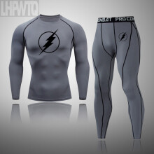 Mens Thermal Underwear 2 Piece Set Tights Compression Running Clothes For Men's Winter Long Johns Leggings Warm Tracksuit