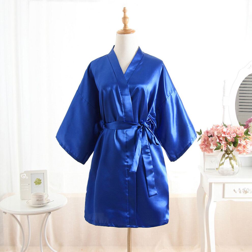 Mens Silk Satin Long Solid Robes Summer Wrap Dressing Gown Bathrobe Nightgown Pajamas Homme Dressing Gown Multicoloured